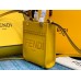 Lushentic Rep Mini Sunshine Shopper Tote Handbag Yellow Leather Mini-Bag