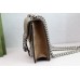 Lushentic Replica Dionysus GG Supreme Mini 20cm Bag Beige Ebony GG Supreme Canvas Taupe Suede Trim Antique Silver-toned Hardware