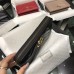 Lushentic Replica GG Marmont Zip Around Wallet Black Matelassé Chevron Leather 443123
