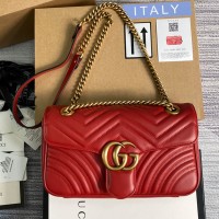 Lushentic Replica GG 26cm MARMONT Matelassé SMALL SHOULDER BAGS