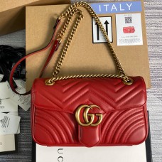 Lushentic Replica GG 26cm MARMONT Matelassé SMALL SHOULDER BAGS