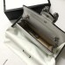 Lushentic Rep Dionysus Super Mini Bag Silver Lamé Leather