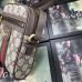 1:1 Top Quality Rep Ophidia GG Men's Shoulder Bag Beige/Ebony Supreme Canvas