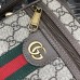 1:1 Top Quality Rep Ophidia GG Men's Shoulder Bag Beige/Ebony Supreme Canvas