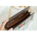 Lushentic Rep Ophidia Mini Shoulder Bag 19cm Beige Ebony GG Supreme Canvas Brown Leather Trim