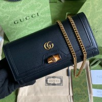 Lushentic Rep Diana Chain Wallet 19cm Shoulder Bag Bamboo Closure 658243