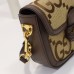 Lushentic Rep Horsebit 1955 Jumbo GG Mini Bag in Camel and Ebony