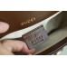 Lushentic Rep Horsebit 1955 658574 Mini Cross-body Bag ‎Beige Ebony GG Monogram Canvas Brown Leather Trim