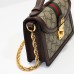 Lushentic Rep Ophidia GG Mini Shoulder Bag Beige Ebony GG Supreme Canvas 696180