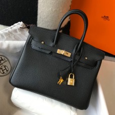 Lushentic Rep Birkin 25cm Black Gold Hardware