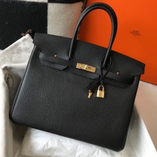 Lushentic Rep Birkin 35 cm Black Togo Gold Hardware