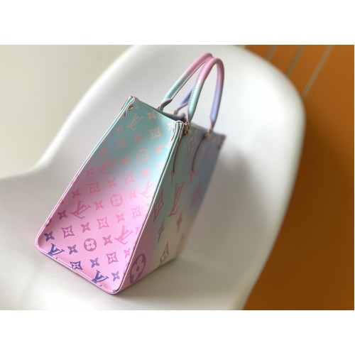 M20510 Louis Vuitton Monogram Canvas Onthego MM Tote-Pink