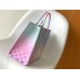 Lushentic Rep ONTHEGO MM MONOGRAM CANVAS Tote Bag Sunrise Pastel-02