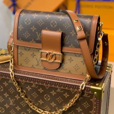 Lushentic Rep DAUPHINE MM M44391 Sling Bag MONOGRAM CANVAS LV Shoulder Handbag