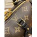 Lushentic Replica PETITE MALLE SOUPLE BAG MONOGRAM CANVAS M45571 BLACK LV HANDBAG
