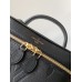 Lushentic Rep VANITY PM Handbag GIANT MONOGRAM CANVAS LEATHER LV BAG Black