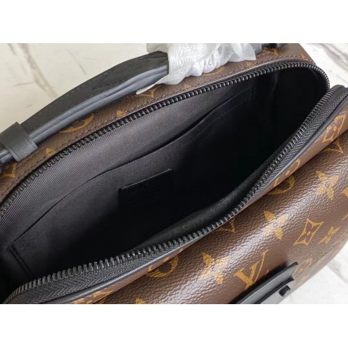 M45806 Louis Vuitton Monogram Macassar S Lock Messenger