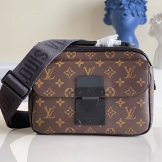 1:1 Top Quality Rep Men's S LOCK MESSENGER BAG M45806 Monogram Macassar Canvas
