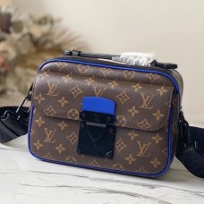 1:1 Top Quality Replica Men's S LOCK MESSENGER BAG M45863 Monogram Blue Sling Shoulder Outdoor