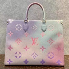 Lushentic Rep Spring 2022 LV ONTHEGO GM Tote BAG Sunrise Pastel Colourway Toron Top Handles M46076