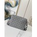 Lushentic Rep Men's Duo Messenger Anthracite Gray Bag M46104 Monogram Shadow Calf Leather