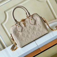 Lushentic Rep SPEEDY BANDOULIÈRE 20 Pale Beige Clair Bag LV Handbag