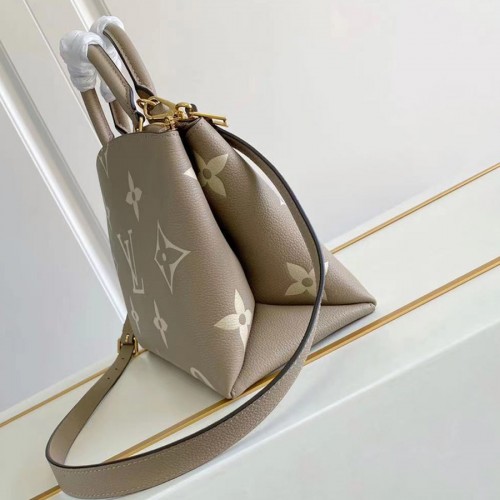 Louis Vuitton M58914 Petit Palais PM Tourtrail Creme Handbag Empreinte Ladies