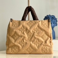 1:1 Top Grade Rep ONTHEGO GM LV Tote BAG Econyl Mini Monogram Canvas Beige