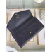 Lushentic Replica LV SARAH WALLET M61182 Envelope Style Monogram Supple Grained Cowhide Leather