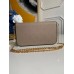 Lushentic Rep LV Félicie Pochette M68697 Shoulder Chain Bag Tourterelle Beige Monogram Empreinte Leather