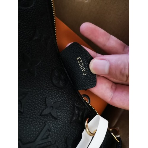 Lushentic Replica Women EASY POUCH ON STRAP Shoulder Bag M80349 Black  Monogram Empreinte Cowhide Leather
