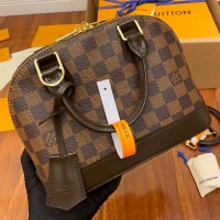 Lushentic Rep ALMA BB Handbag Damier Ebene Coated Canvas Cross-body Bag
