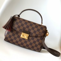 Lushentic Grade Rep CROISETTE BAG N53000 Damier Ebene Canvas Shoulder Cross-body Handbag
