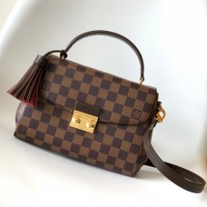 Lushentic Grade Rep CROISETTE BAG N53000 Damier Ebene Canvas Shoulder Cross-body Handbag