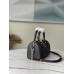 Lushentic Rep Speedy Bandoulière 20 M58953 Handbag Black Embossed Grained Monogram Empreinte Leather
