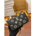 Lushentic Rep FÉLICIE POCHETTE LV Monogram Empreinte Chain Shoulder Clutch Bag Tourterelle Gray/Cream Black/Beige