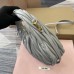 Lushentic Rep Wander Matelassé Hobo Bag Nappa Leather Small Size 20cm Pearl Gray