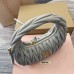 Lushentic Rep Wander Matelassé Hobo Bag Nappa Leather Small Size 20cm Pearl Gray