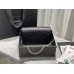 Lushentic Quality CASSANDRE MATELASSÉ CHAIN WALLET IN GRAIN DE POUDRE EMBOSSED LEATHER REPLICA BAG SILVER-TONED HARDWARE