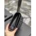 Lushentic Rep Kate 20CM Small Chain Shoulder Bag Embossed Calfskin Caviar Leather Matte Black Metal Hardwares