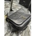LUSHENTIC REP 742431 JAMIE 4.3 IN LAMBSKIN LARGE SOFT NAPPA BAG CARRÉ RIVE GAUCHE QUILTED TOPSTITCHING