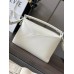 LUSHENTIC REP Small Puzzle Bag in Satin Calfskin White Glaze