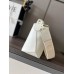 LUSHENTIC REP Small Puzzle Bag in Satin Calfskin White Glaze