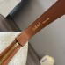 Lushentic Rep Cubi bag in Anagram Jacquard Calfskin Ecru/Tan