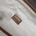 Lushentic Rep Cubi bag in Anagram Jacquard Calfskin Ecru/Tan