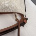 Lushentic Rep Small Cubi bag in Anagram Jacquard Calfskin Ecru/Tan