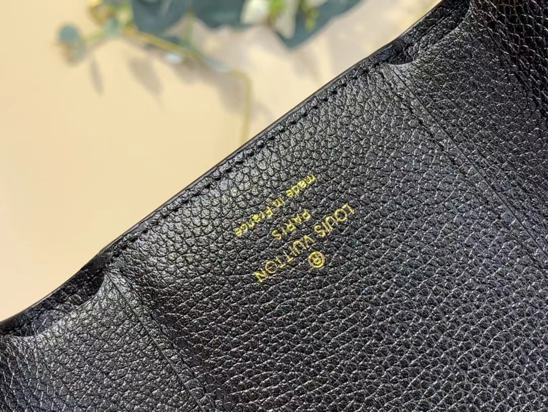  LOUIS VUITTON M80968 Portefeuil Victorine Bi-Color Monogram  Empreinte Black/Beige Bifold Mini Wallet with Coin Purse, Women's Genuine  Cosmetic Box, Shop Bag Included, black/beige : Clothing, Shoes & Jewelry